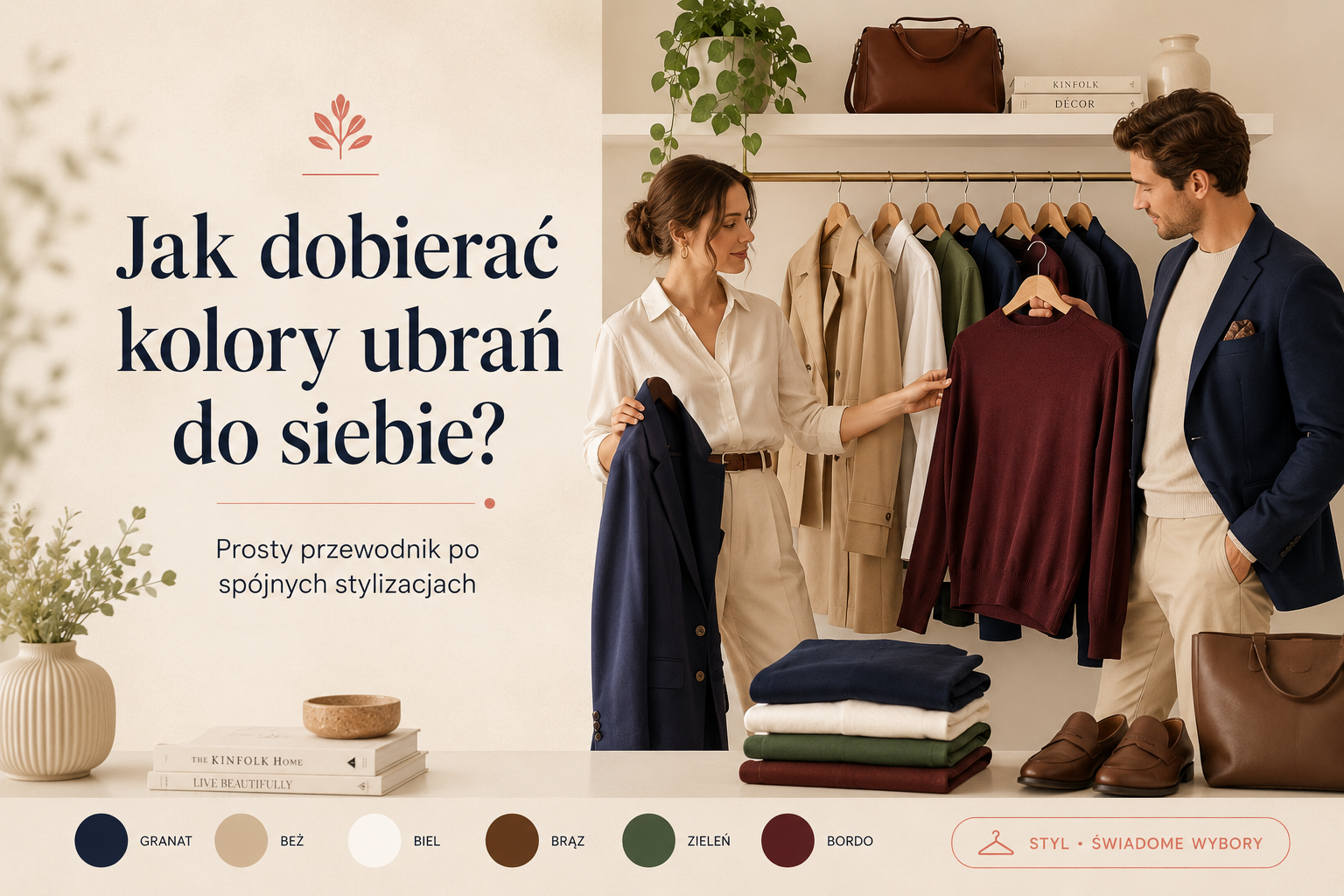 Jak dobierać kolory ubrań do siebie? Praktyczny przewodnik po tworzeniu spójnych stylizacji.